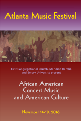 African American Concert Music and American Culture