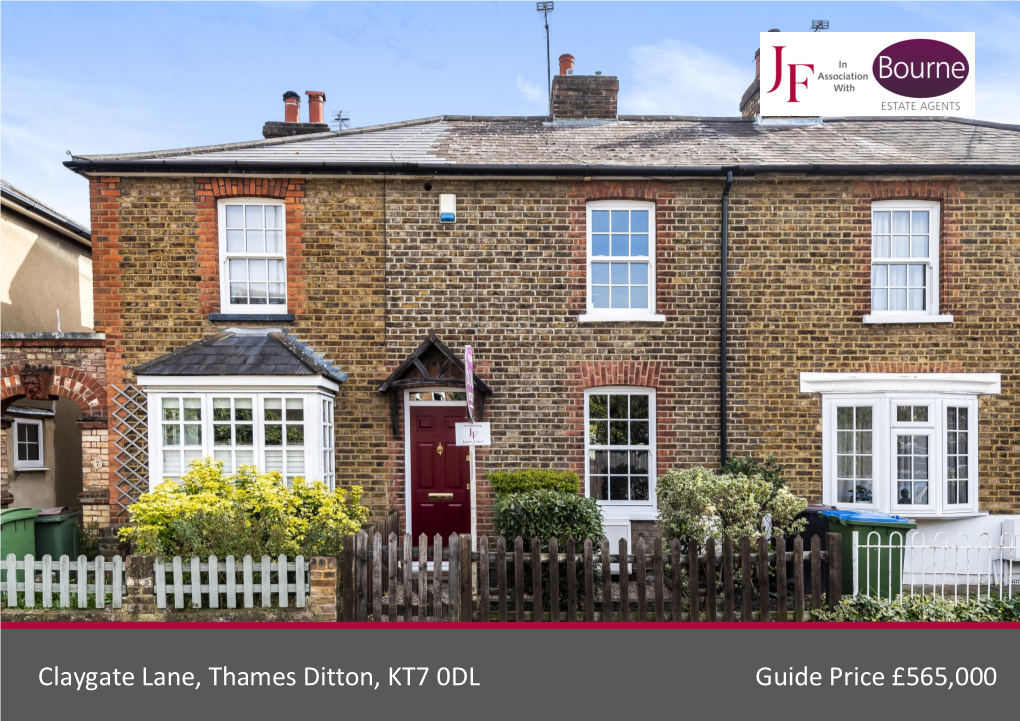 Claygate Lane, Thames Ditton, KT7 0DL Guide Price £565,000