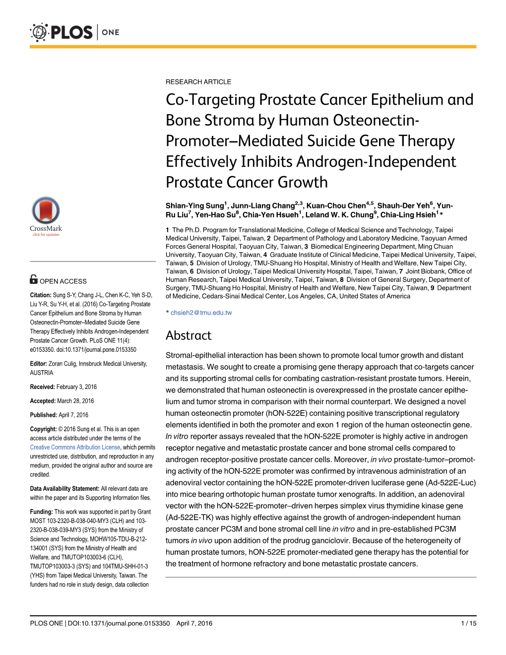 Co-Targeting Prostate Cancer Epithelium and Bone Stroma By