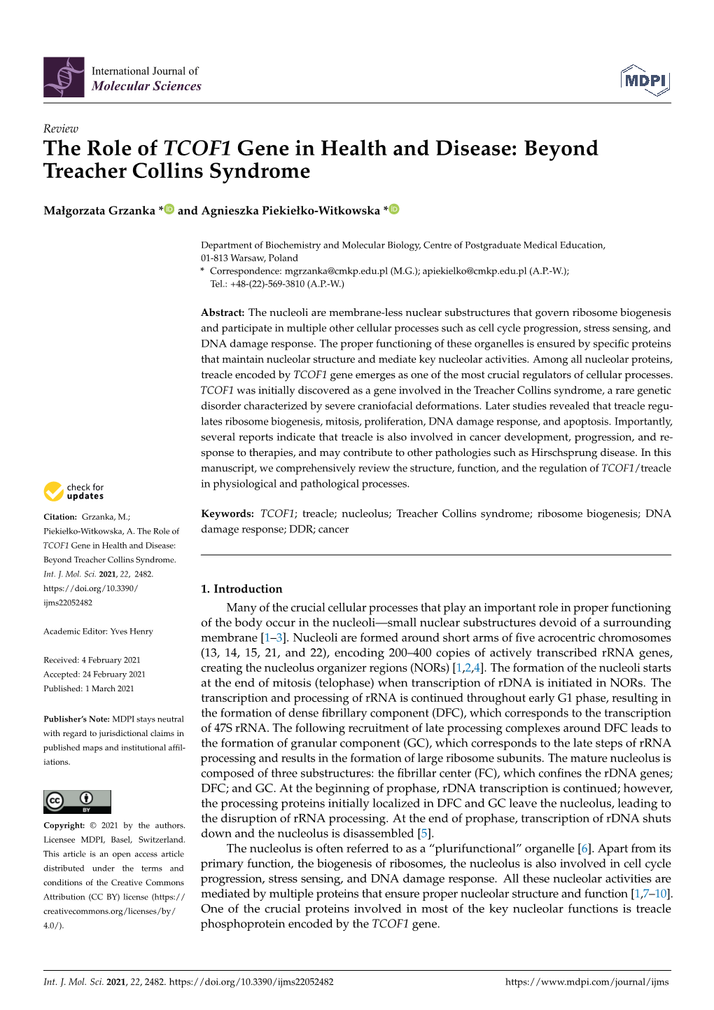 Beyond Treacher Collins Syndrome