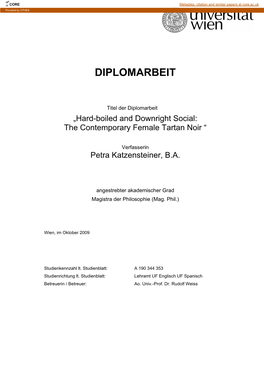 Diplomarbeit