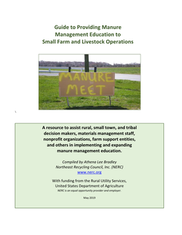 Manure Management Education Guide