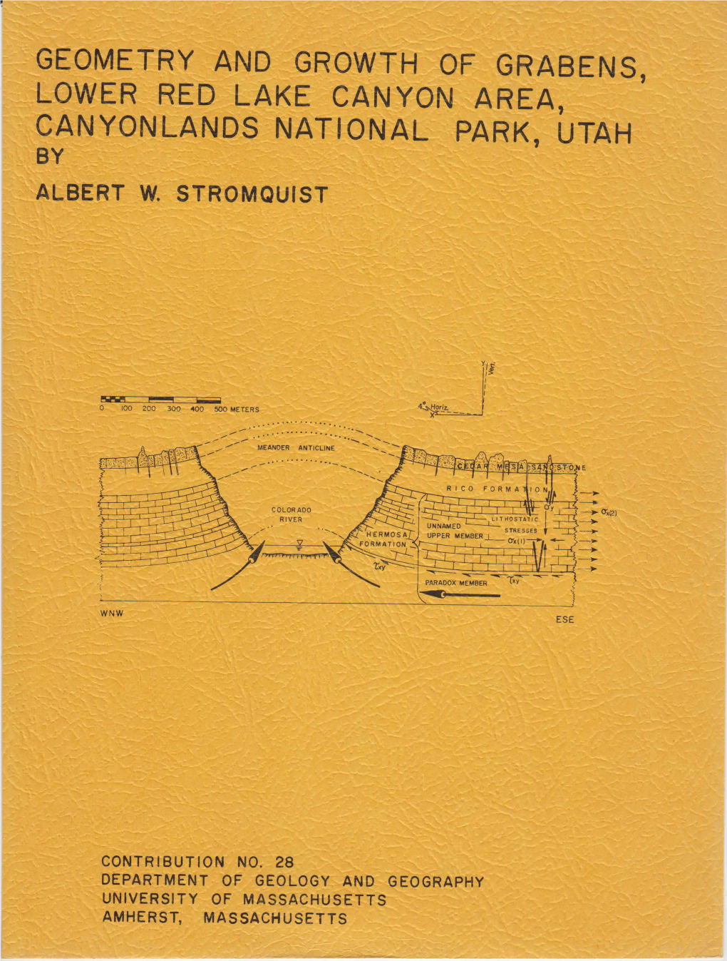 Geometry and Growth of Grabens Lower Red Lake Canyon Area