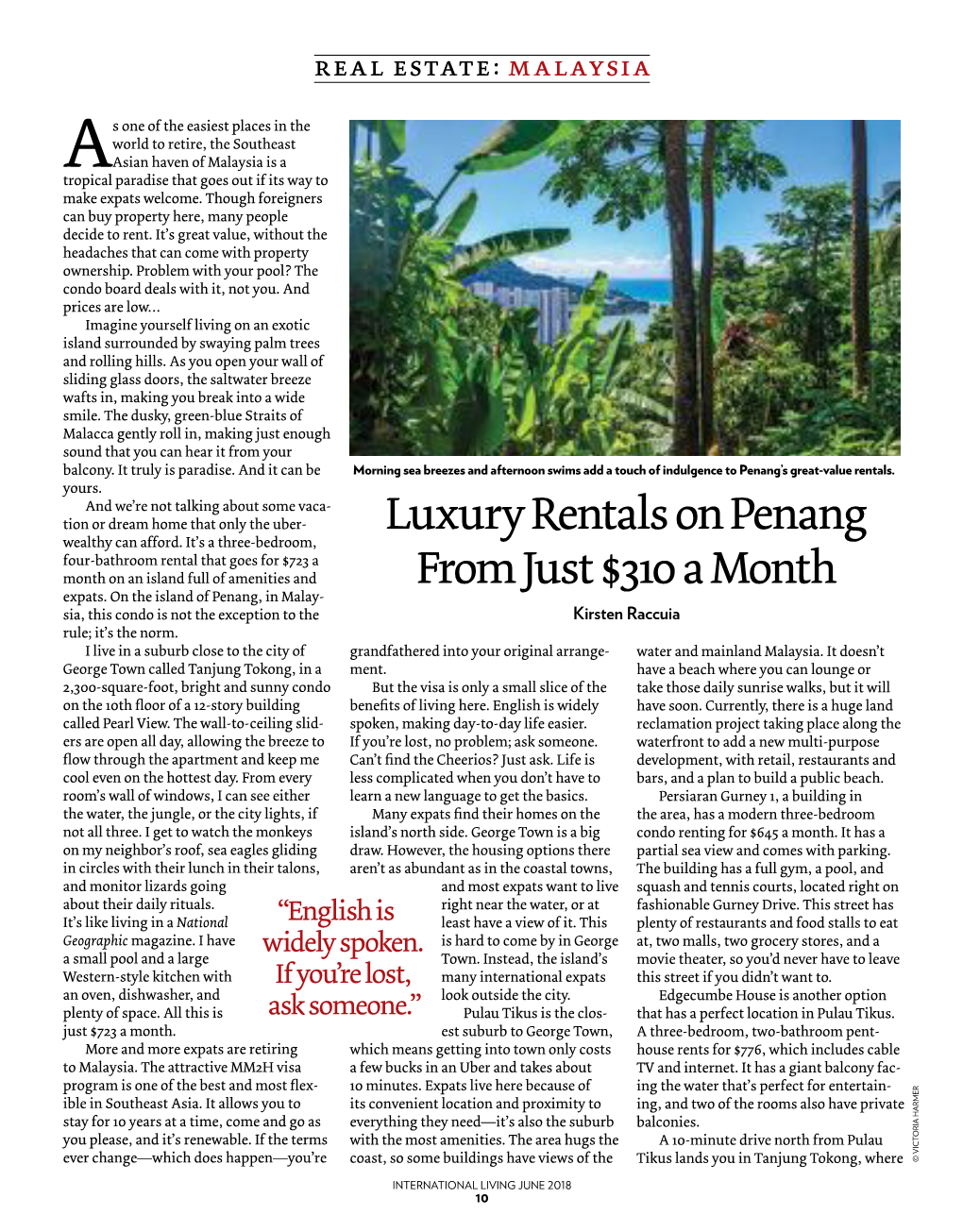 Luxury Rentals on Penang from Just $310 a Month