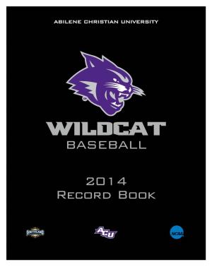 2014 BSB Record Book 2009 Baseball MG