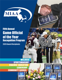 2019-2020 MIAA Game Officials of the Year!