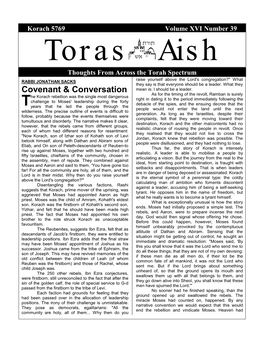 Covenant & Conversation