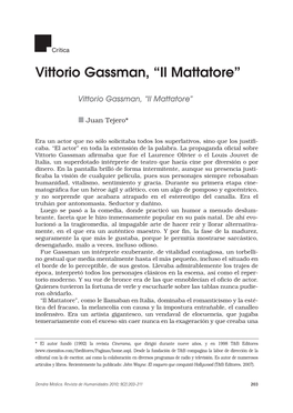 Vittorio Gassman, Il Mattatore