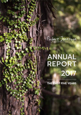 Project Janszoon Annual Report 2017—The First Five Years