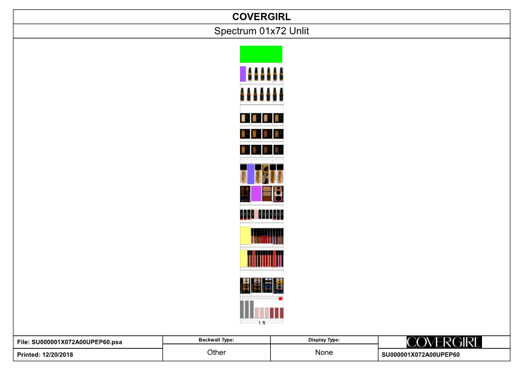 Spectrum 01X72 Unlit COVERGIRL