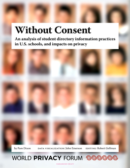 Without Consent an Analysis of Student Directory Information Practices in U.S