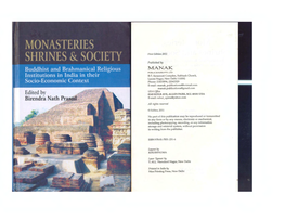 Monasteries Shrines & Society