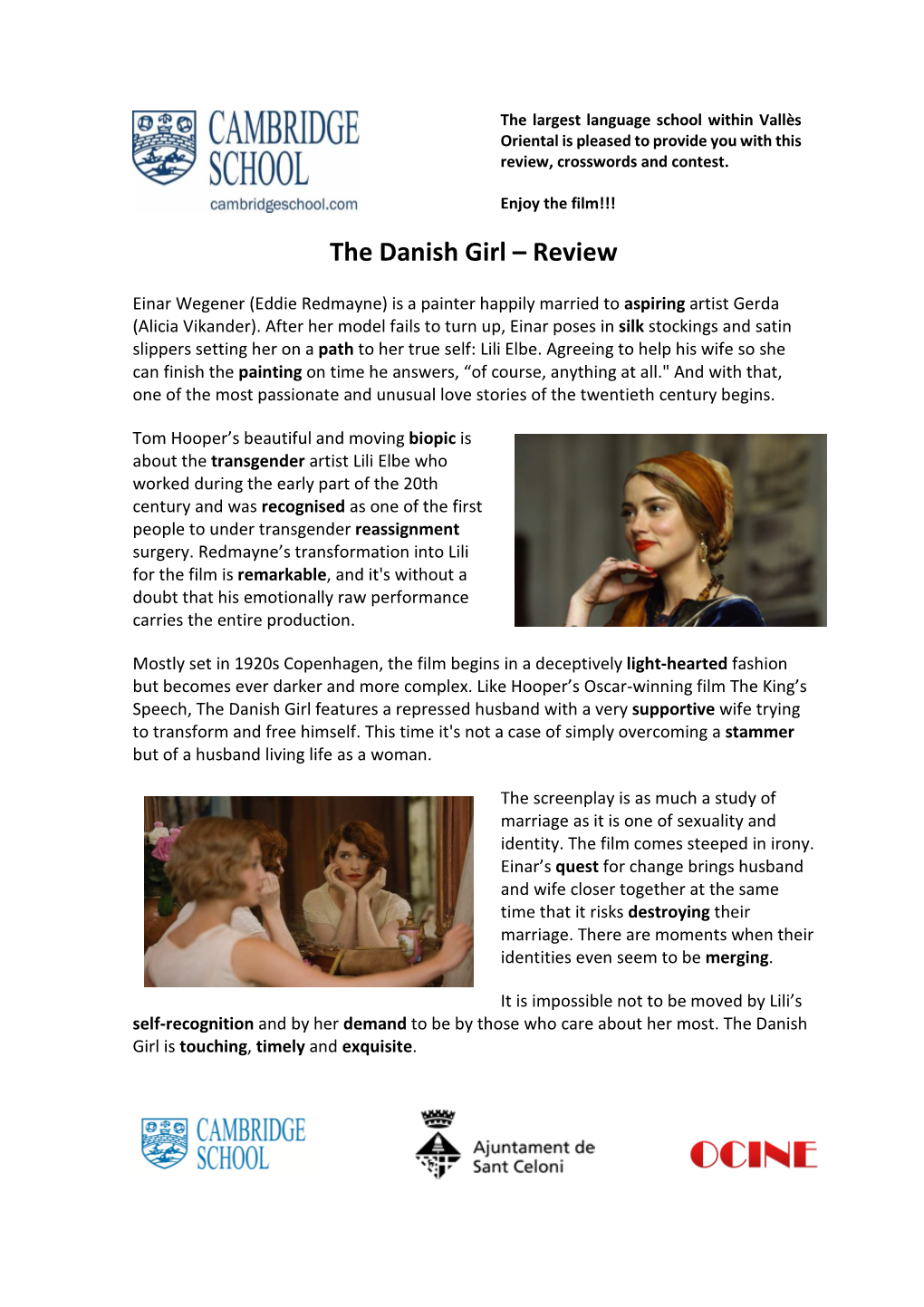 The Danish Girl – Review