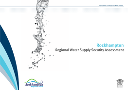 Rockhampton Regional Water Supply Security Assessment CS4682 11/15