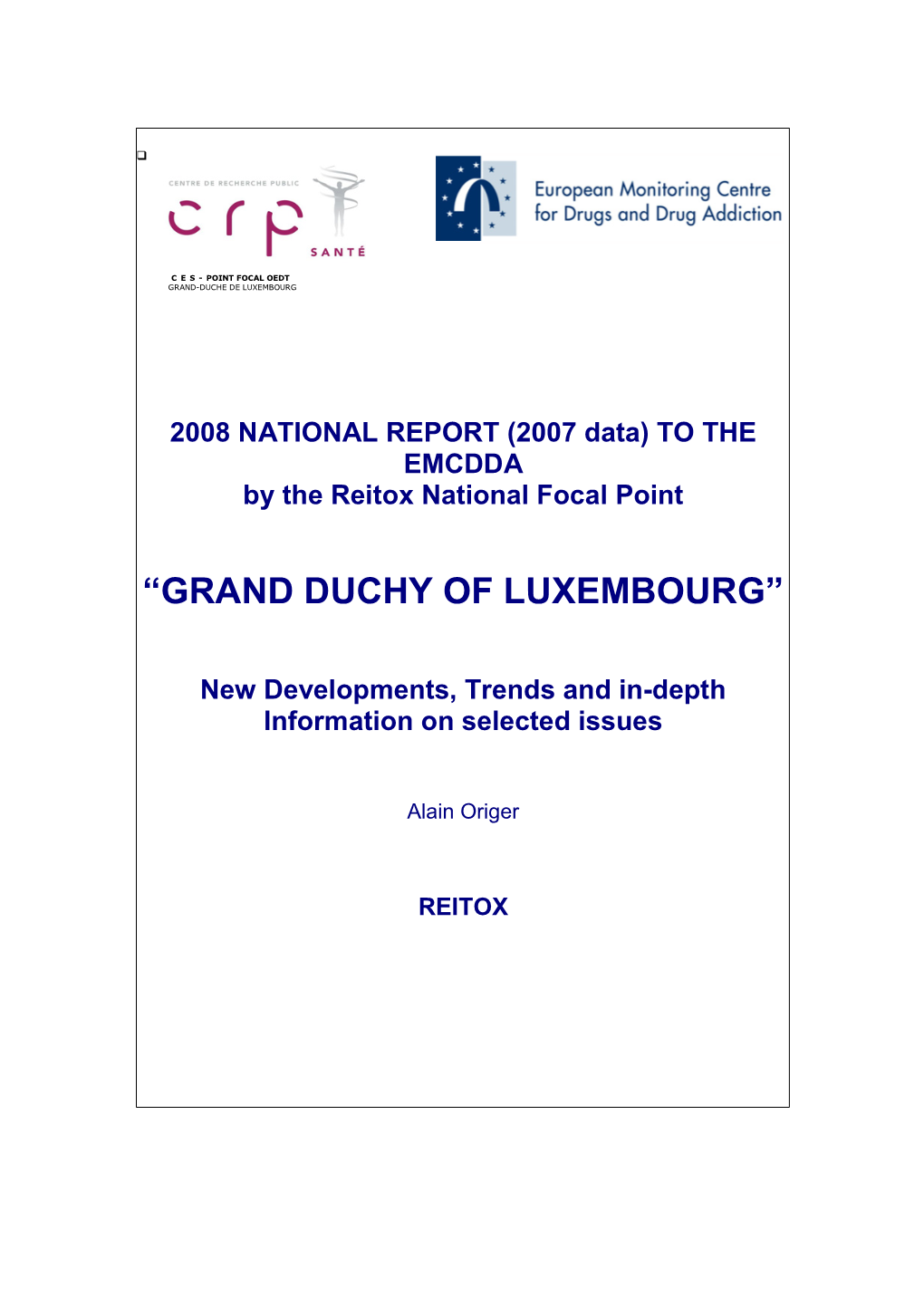 “Grand Duchy of Luxembourg”