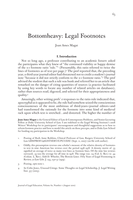 Legal Footnotes