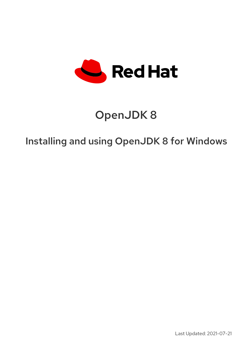 Installing and Using Openjdk 8 for Windows