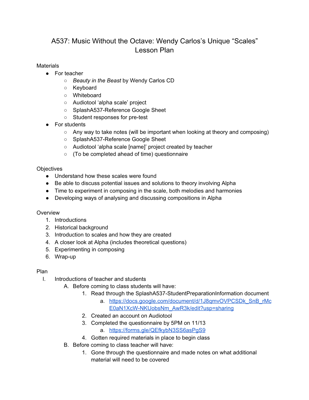 A537: Music Without the Octave: Wendy Carlos's Unique “Scales” Lesson Plan