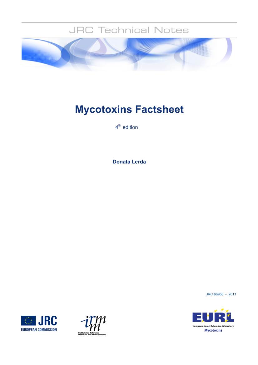 Mycotoxins Factsheet