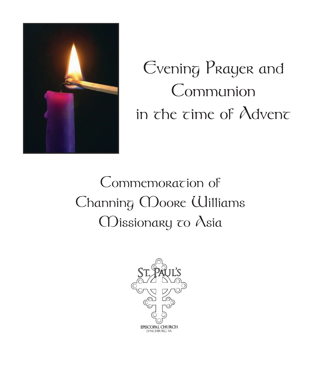 Evening Prayer and Communion in the Time of Advent