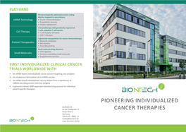 Pioneering Individualized Cancer Therapies