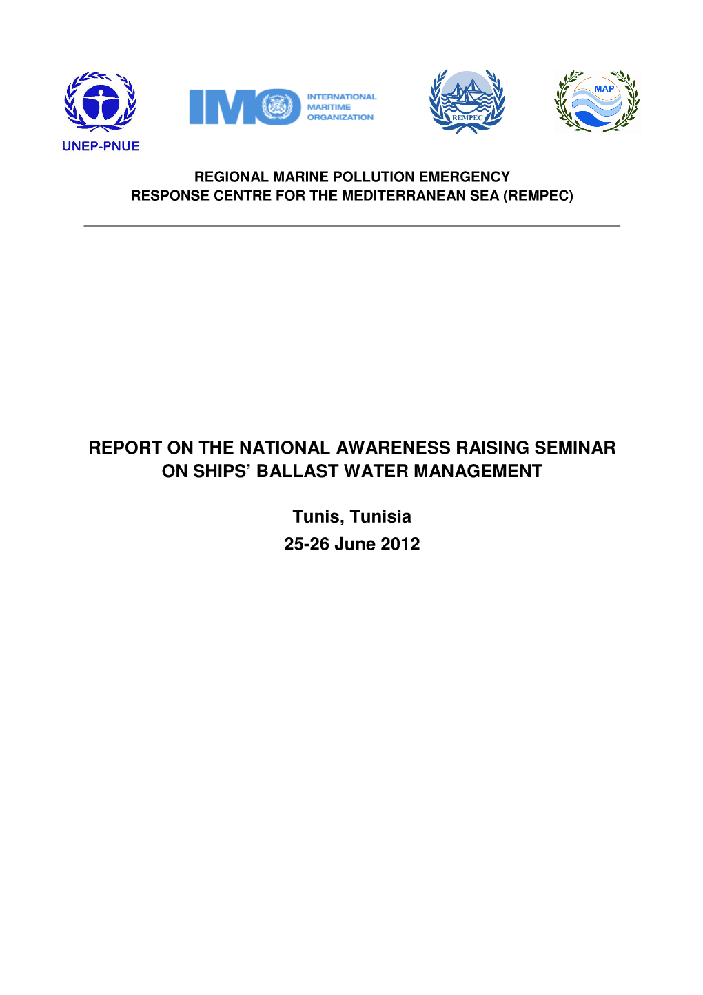 National Seminar on the Ballast Water Management