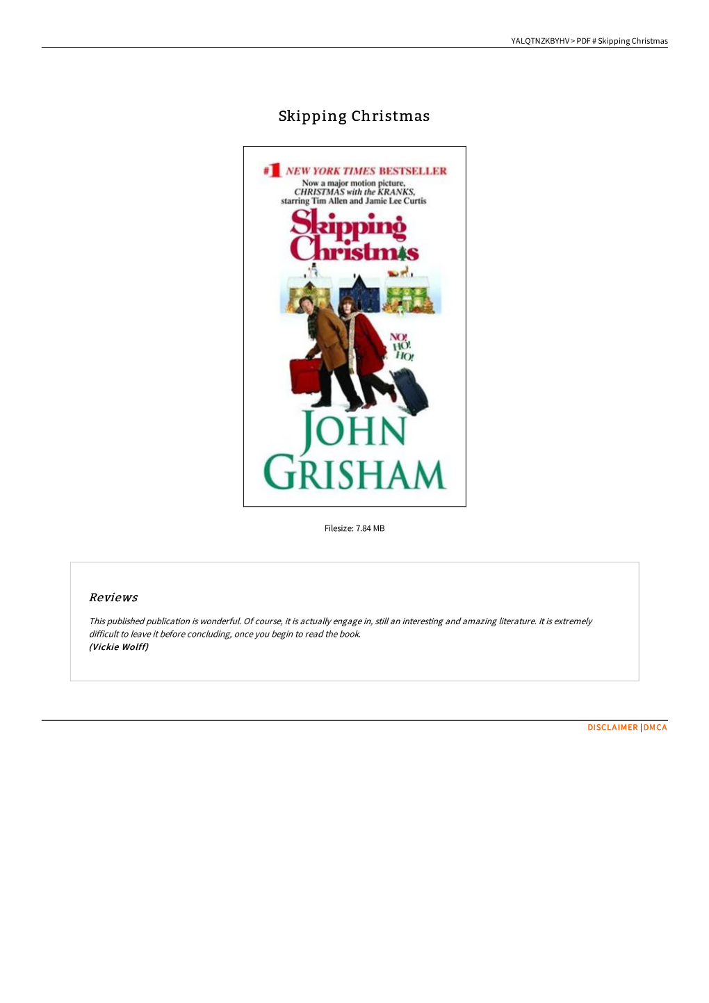 Get PDF ~ Skipping Christmas