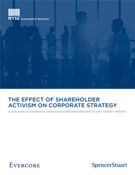 The Effect of Shareholder Activism on Corporate