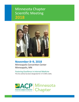 Minnesota Chapter Scientific Meeting 2018