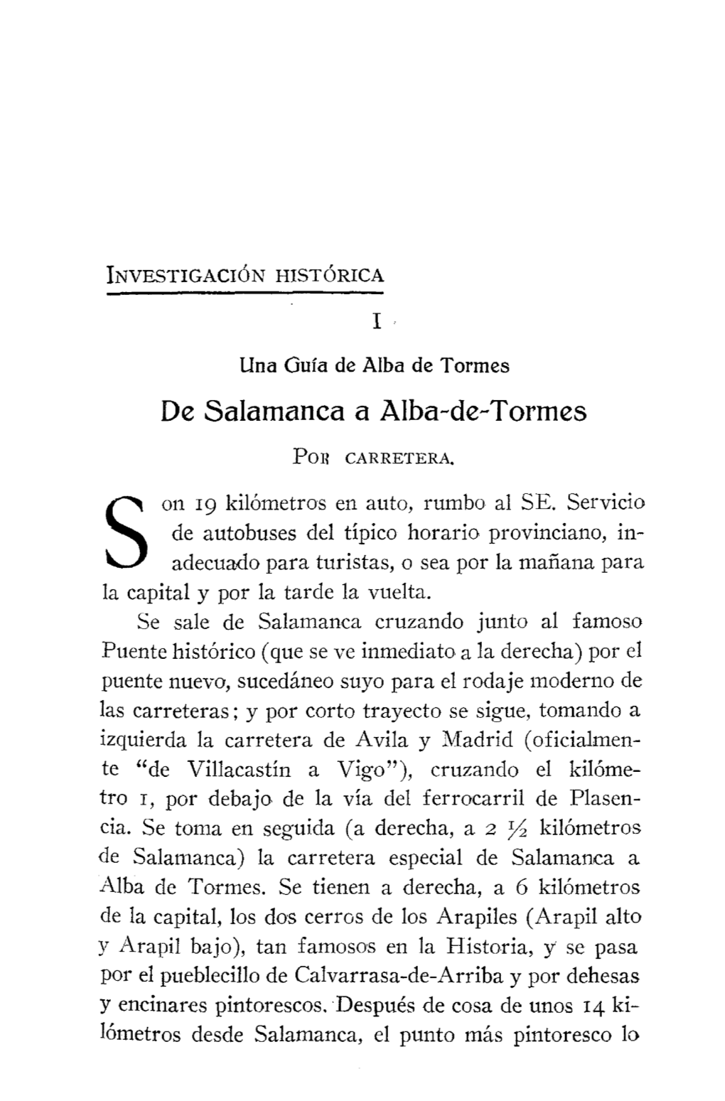 Una Guía De Alba De Tormes De Salamanca a Alba-De-Tormes