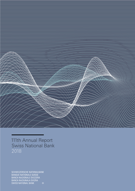 Swiss National Bank, 111Th Annual Report 2018