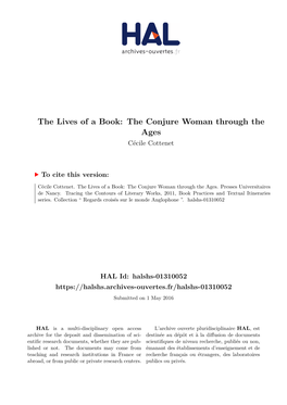 The Conjure Woman Through the Ages Cécile Cottenet