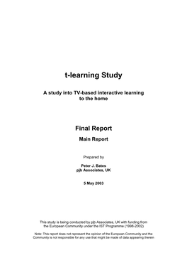 T-Learning Study