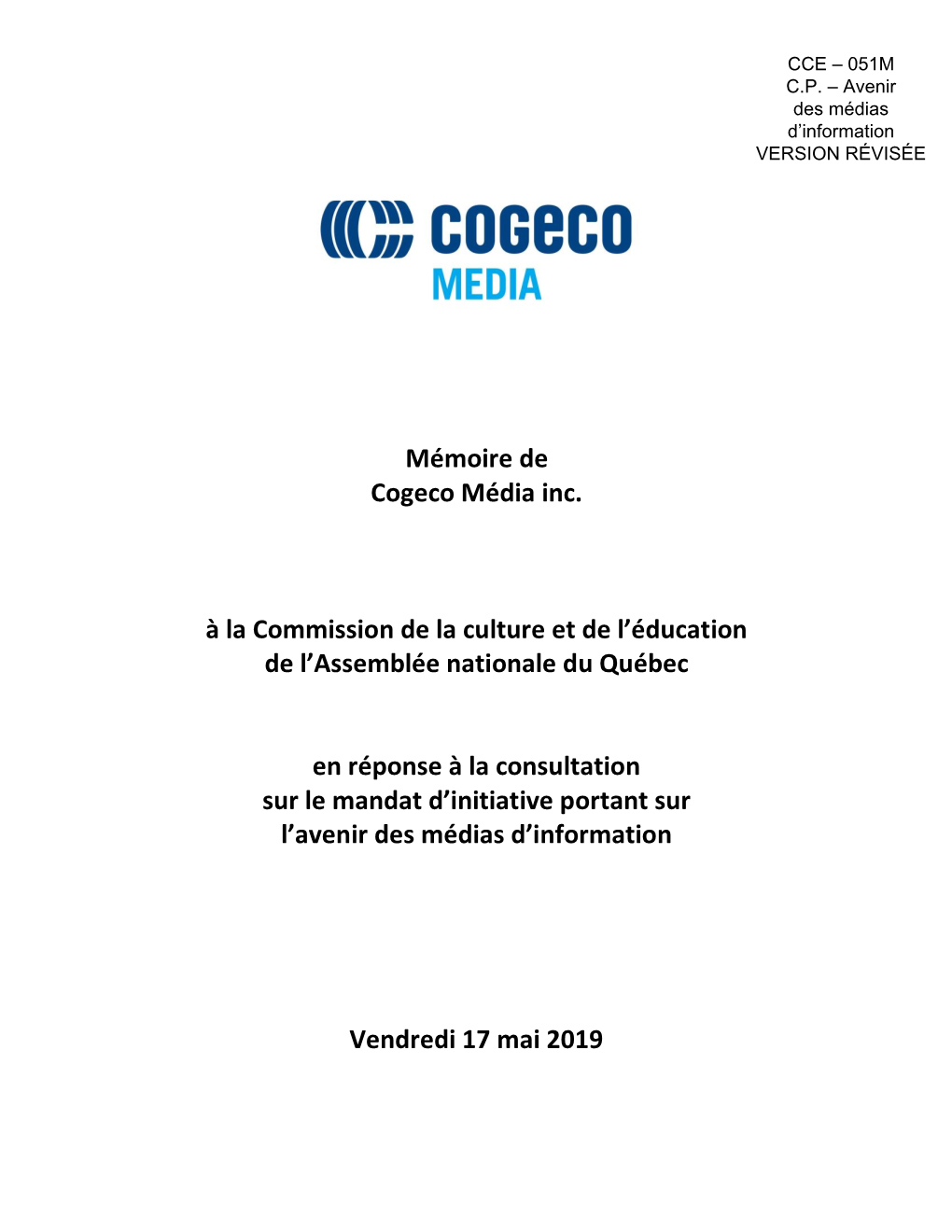 Cogeco Média Inc