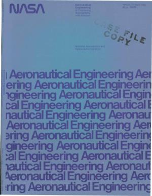 NASA I Aeronautical Engineering Aer Ering Aeronautical Engineerin