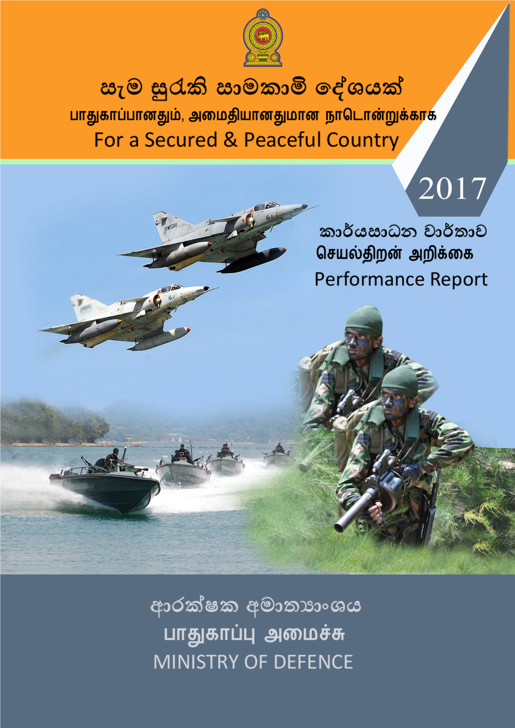 Performance Report of the Ministry of Defence for the Year 2017