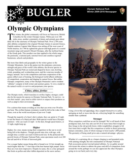 Bugler Winter 2009-2010 Newspaper