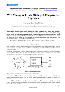 Web Mining and Data Mining: a Comparative Approach