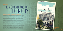 Chapter 5: the Modern Age of Electricity