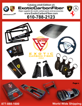 Exoticcarbonfiber Major Supplier for Exotic Carbon Parts and Accessories