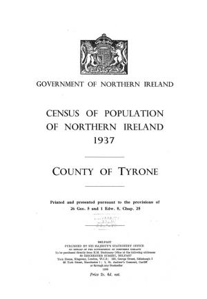 1937 Census County Tyrone Report