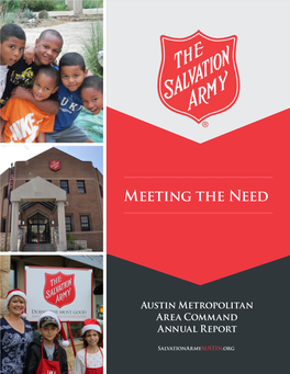 The Salvation Army Annual Report 2016