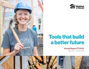 Tools That Build a Better Future