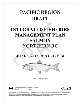 Pacific Region Draft Integrated Fisheries