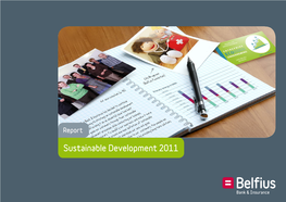 Sustainable Development 2011 Sustainable Development Reportsustainable 2011 Development 1 Relevance