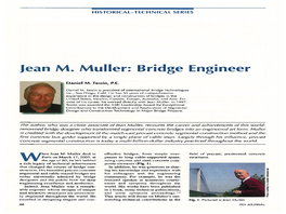 Jean M. Muller: Bridge Engineer
