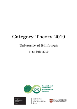 Category Theory 2019