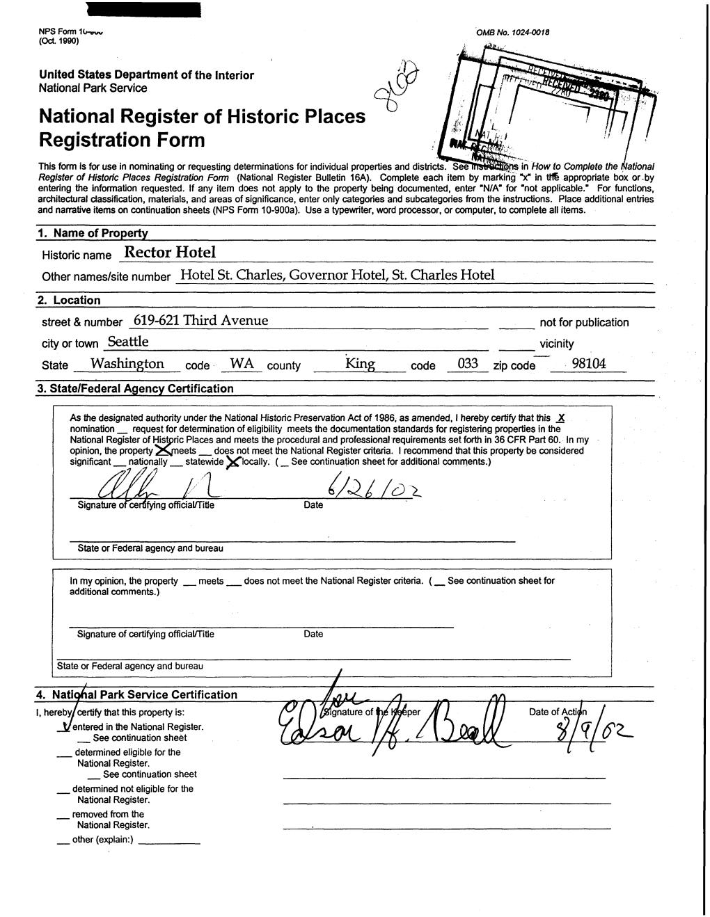 National Register of Historic Places Registration Form