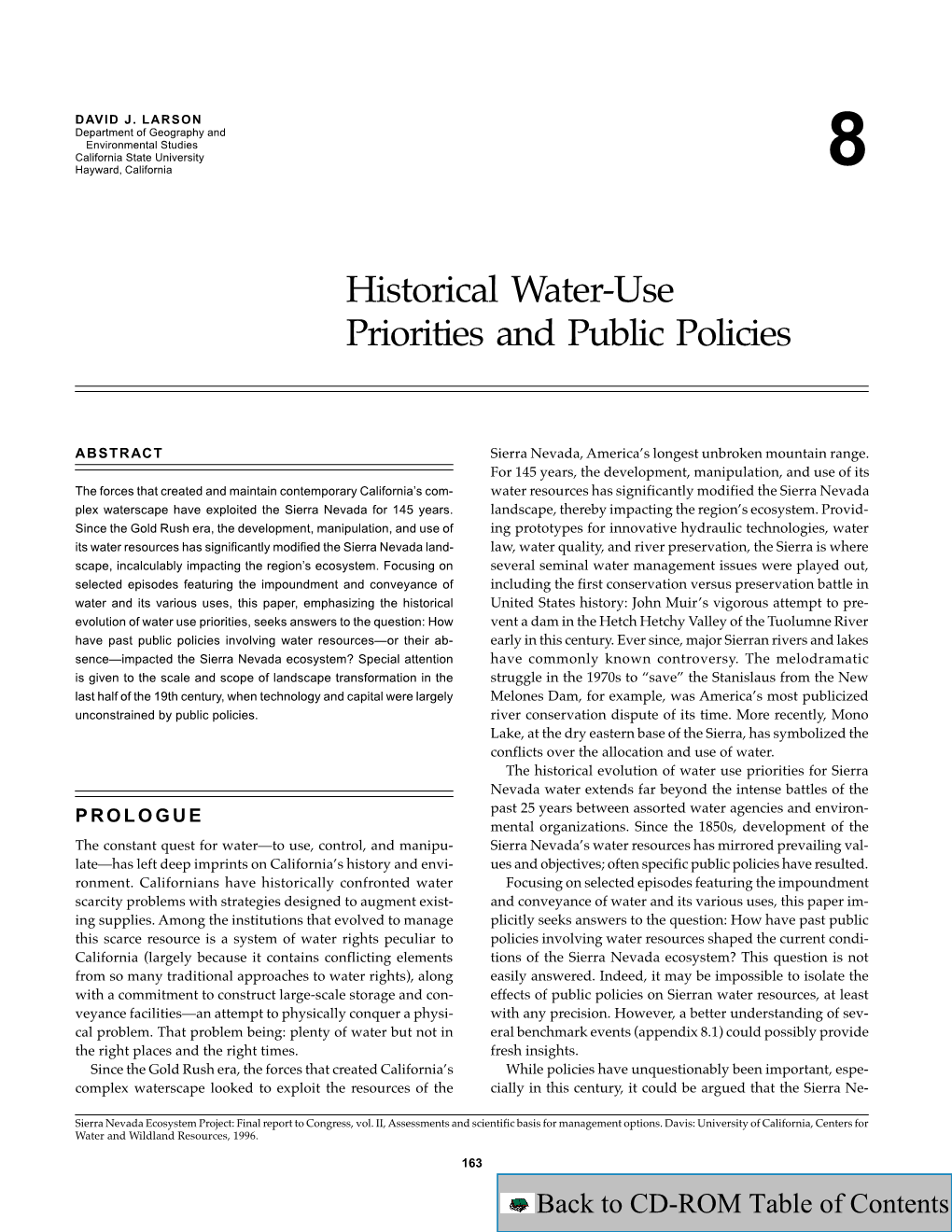 USGS DDS-43, Historical Water-Use Priorities and Public Policies