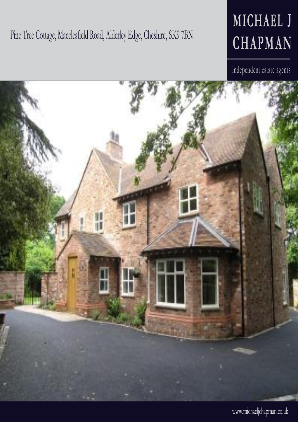 Pine Tree Cottage, Macclesfield Road, Alderley Edge, Cheshire , SK9 7BN